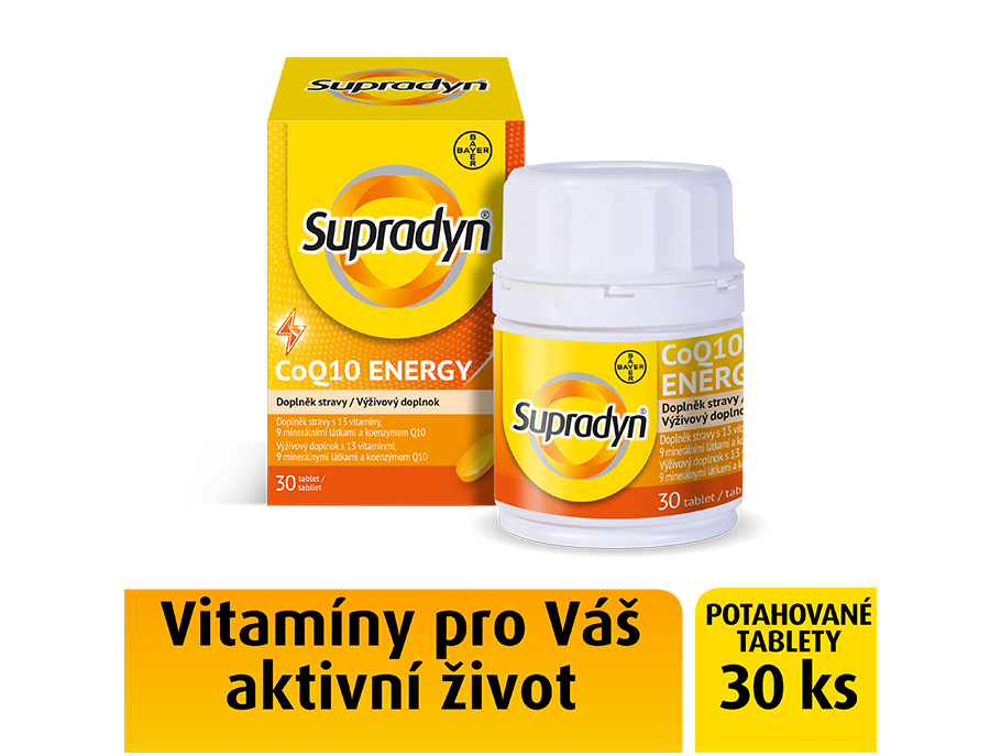Potahované tablety Supradyn CoQ10 ENERGY 30 tablet