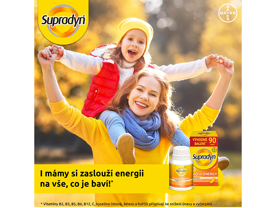 Potahované tablety Supradyn CoQ10 ENERGY pro sílu a energii