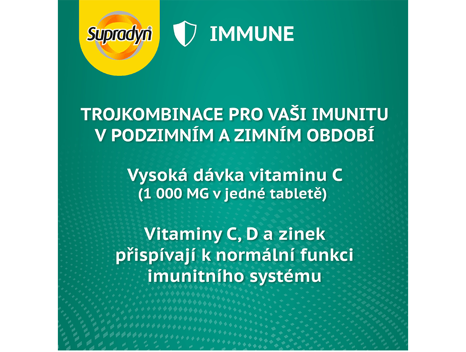 Supradyn Immune trojkombinace pro vaši imunitu
