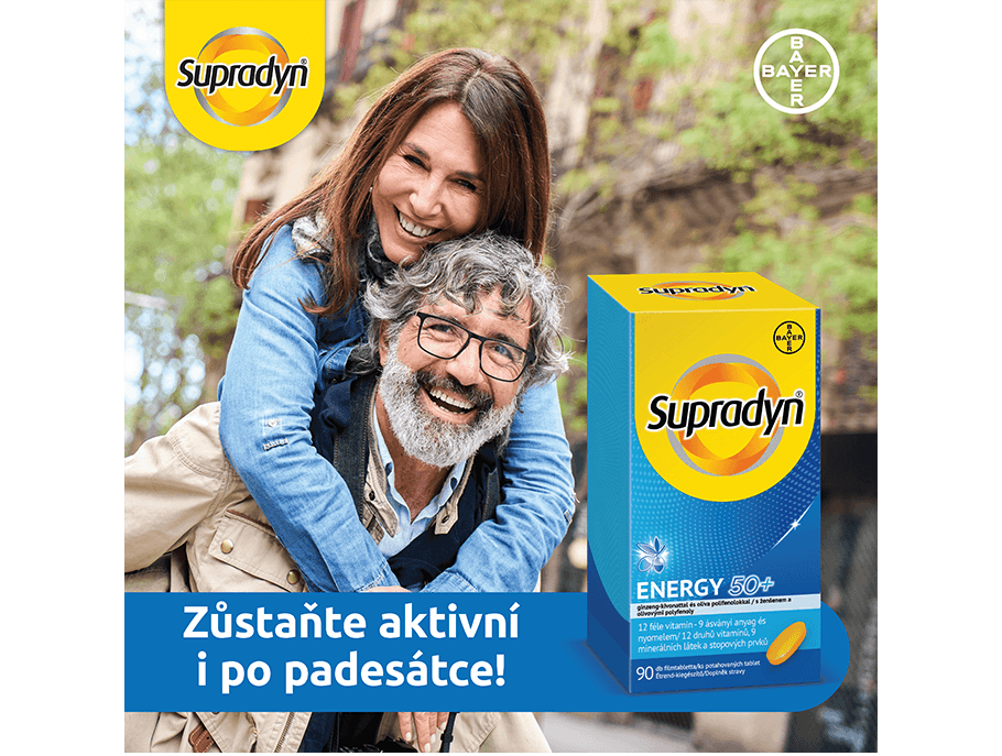 Supradyn ENERGY 50+ zůstaňte aktivní